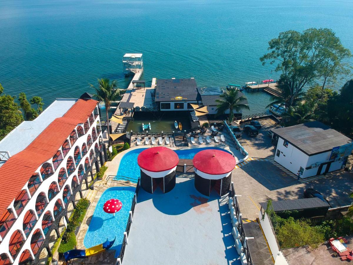 Hotel Mi Paraiso Rio Dulce Castillo de San Felipe ภายนอก รูปภาพ
