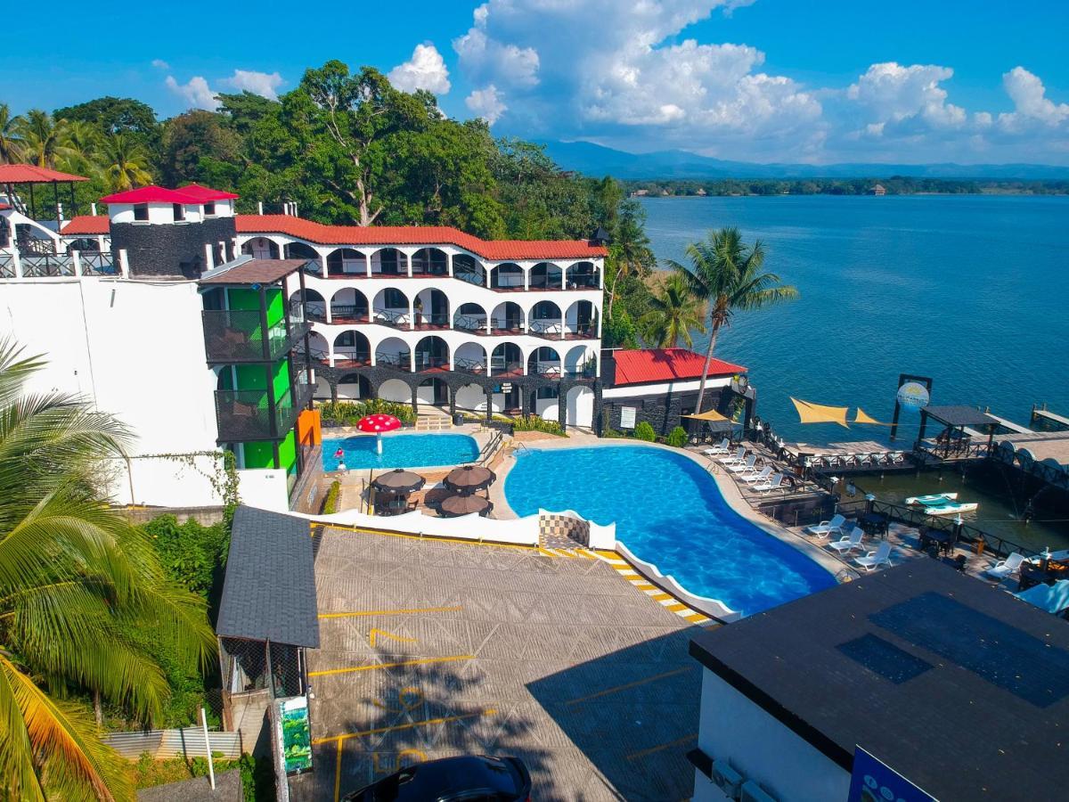 Hotel Mi Paraiso Rio Dulce Castillo de San Felipe ภายนอก รูปภาพ